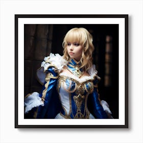 AI Taylor Swift saber Cosplay Art Print