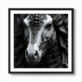 Equestrian Sculpture Art Print