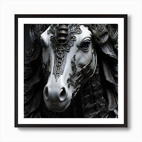 Equestrian Sculpture Poster