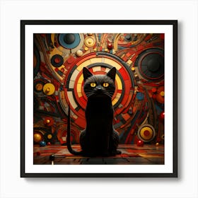 Mystical Hues, Purr Fect Views Art Print