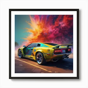 Fast And Furious Art Print