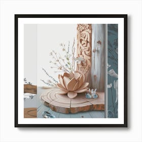 Lotus Flower 4 Art Print