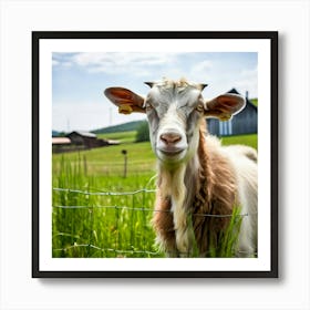 Goat In A Field 4 Art Print