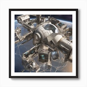 Space Station 17 Art Print