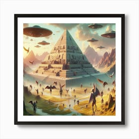 Pyramids Of Egypt 1 Art Print