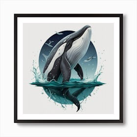 Orca Whale 1 Art Print