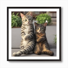 Two Kittens 1 Art Print