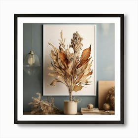 Dry Flowers Art Print