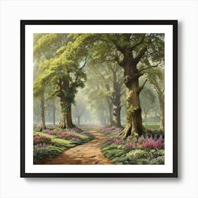 Epping Forest London Parks Garden Painting Art Print 0 Art Print