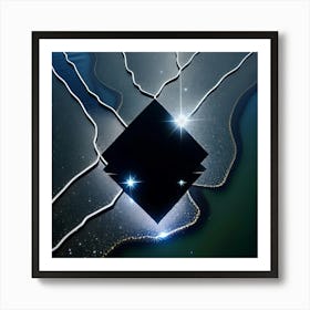 Star Diamond portal space  Art Print