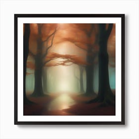 Mystical Forest Retreat 10 Art Print