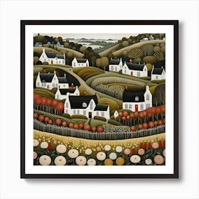 Scottish Village Art Print