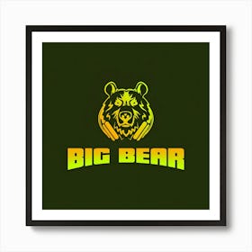 Big Bear Logo Poster