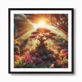 Sakura Tree Art Print