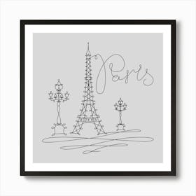 Paris Eiffel Tower 4 Art Print