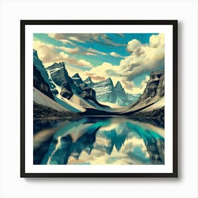 Calm Cascades 3 Art Print