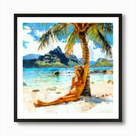 Bora Bora Holidays - Tropical Zone Art Print