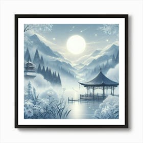 Asian Landscape Art Print