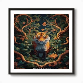 william morris tiger  In The Forest Art Print