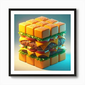 Burger 2 Art Print