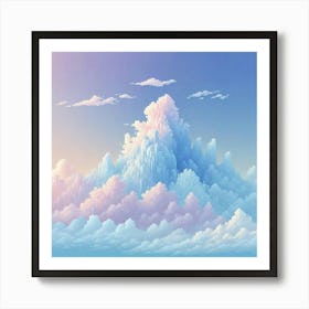 Pixel Art Art Print