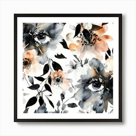 Eye Of The Flower Art Print