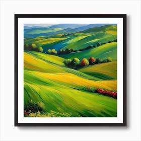 Tuscan Hills Art Print