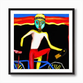 Bikers Art Print