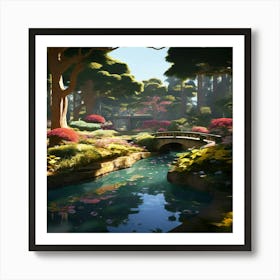 Bason Botanic Gardens Whanganui New Zealand Art Print