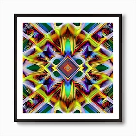 Abstract Psychedelic Art 2 Art Print