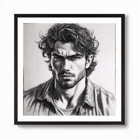 Vengeful Man Art Print