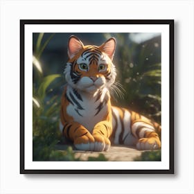 Tiger 1 Art Print