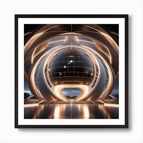 Futuristic Architecture 7 Art Print