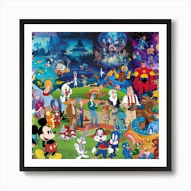 Disney World Art Print