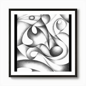 Abstract Drawing Art Print