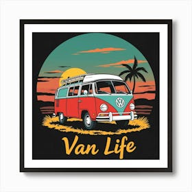 Van Life Art Print