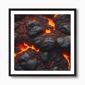 Lava Stock Videos & Royalty-Free Footage Art Print