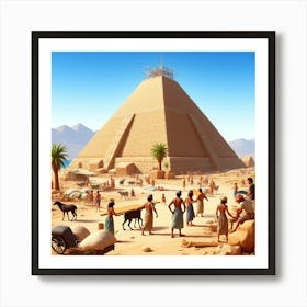 Egyptian Pyramid 1 Art Print