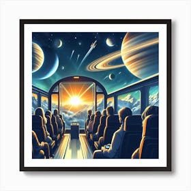 Saturn Transit Art Print