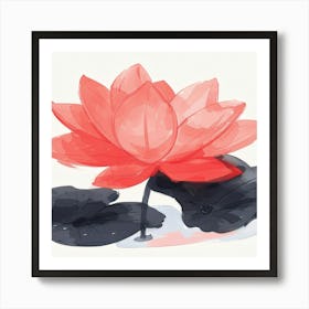 Lotus Flower 3 Art Print