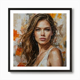 Portrait Of A Woman Art Print