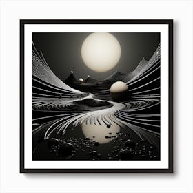 Aeon Moon Art Print