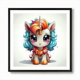 Cute Unicorn 11 Art Print