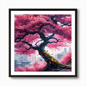 Cherry Blossom Tree 11 Art Print