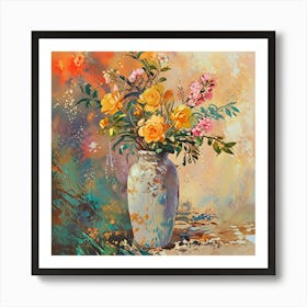 Leonardo Anime Xl Oil Painting A Vibrant Impressioniststyle Pa 0 Art Print