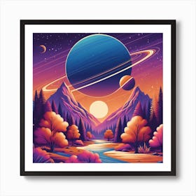 Saturn Art Print