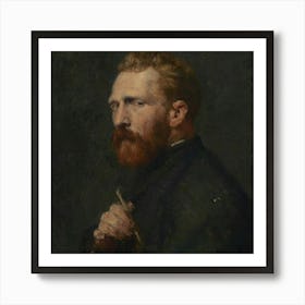 Portrait Of A Bearded Man Art Print