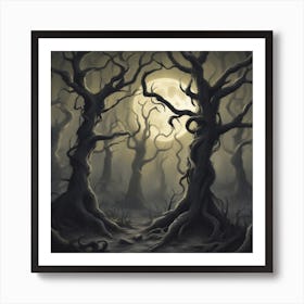 Dark Forest 1 Art Print