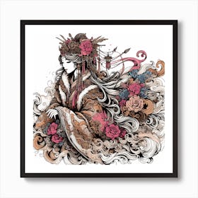 Japaneses women(4) Art Print