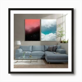 Sky And Clouds Art Print